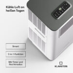 Aire acondicionado portátil - KLARSTEIN Breeze Box 9k, 9000 fg/h, 32 m², 64 dB(A), Blanco - Imagen 2