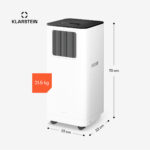 Aire acondicionado portátil - KLARSTEIN Breeze Box 9k, 9000 fg/h, 32 m², 64 dB(A), Blanco - Imagen 7