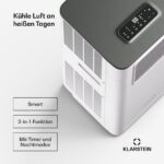 Aire acondicionado portátil - KLARSTEIN Breeze Box 7k, 7000 fg/h, 25 m², 65 dB(A), Blanco - Imagen 2