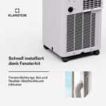 KLARSTEIN Aire acondicionado portátil - KLARSTEIN Aero Ring, 7000 fg/h, 25 m², 64 dB(A), Blanco - Imagen 5