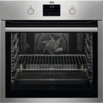AEG Horno multifunción - AEG Serie 6000 SenseCook BPS335160M, Integrable, Pirolítico, 71 l, 56,7 cm, INOX Antihuellas
