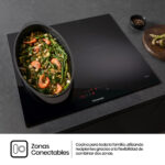 HISENSE Placa de vitrocerámica - HISENSE HI6321BSOLCE, 3 zonas, 59 cm, Negro - Imagen 7