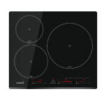 CATA Placa de inducción - CATA INSB 6003E2 BK, 3 zonas, 59 cm, Negro