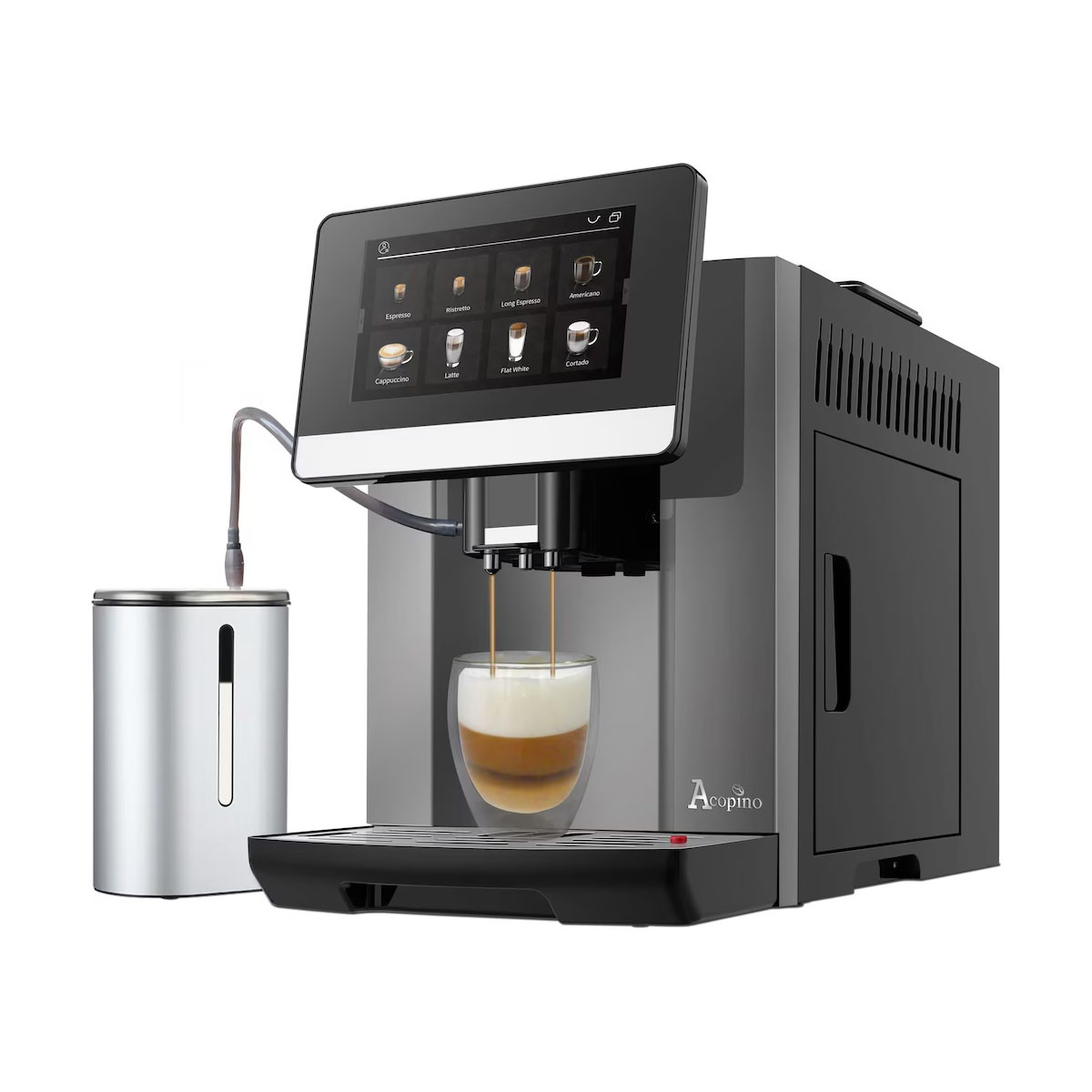 143709571_1 ACOPINO Máquina espresso - ACOPINO Barletta, 19 bar, 1500 W, 8 tazas, Antracita - Imagen 1