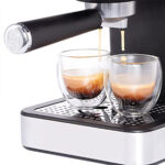 RUSSELL Cafetera express - RUSSELL HOBBS 26452-56, 15 bar, 1350 W, 2 tazas, Marrón - Imagen 3