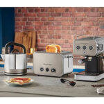 RUSSELL Cafetera express - RUSSELL HOBBS 26452-56, 15 bar, 1350 W, 2 tazas, Marrón - Imagen 7