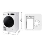 SAMSUNG Lavadora secadora - SAMSUNG WD90DG5B15BE, 9 kg + 6 kg, Blanco - Imagen 4