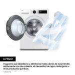 SAMSUNG Lavadora secadora - SAMSUNG WD90DG5B15BE, 9 kg + 6 kg, Blanco - Imagen 6