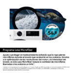 SAMSUNG Lavadora secadora - SAMSUNG WD90DG5B15BE, 9 kg + 6 kg, Blanco - Imagen 7