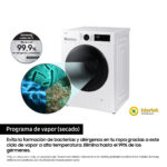 SAMSUNG Lavadora secadora - SAMSUNG WD90DG5B15BE, 9 kg + 6 kg, Blanco - Imagen 8
