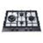 SMEG Placa de gas - SMEG PV664LCNR, 4 zonas, Gas NaturalGas ButanoGas Propano, 65 cm, Negro - Imagen 2