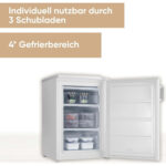 Ficha técnica Congelador vertical - SEVERIN GS 8865, 84,5 cm, Blanco - Imagen 3