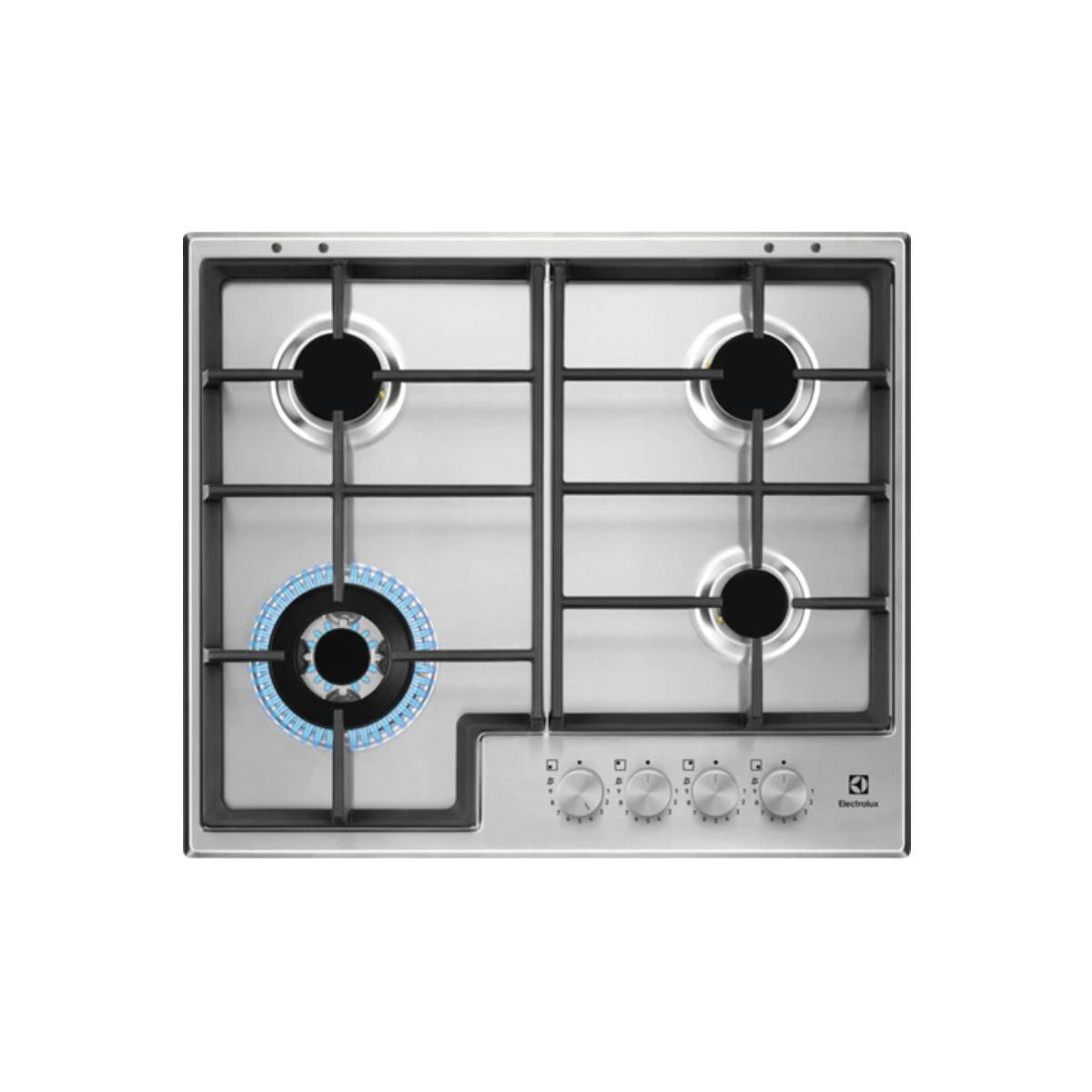 144357247_1 ELECTROLUX Placa de gas - ELECTROLUX 222003797, 4.0000 zonas, 59,50 cm, Acero - Imagen 1