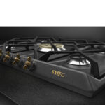 SMEG Placa de gas - SMEG SRV876AOGH, 5.0000 zonas, Gas licuado del petróleo (LPG), 68,50 cm, Negro - Imagen 2