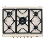 SMEG Placa de gas - SMEG SRV876AVOGH2, 5.0000 zonas, 68,50 cm, Beige