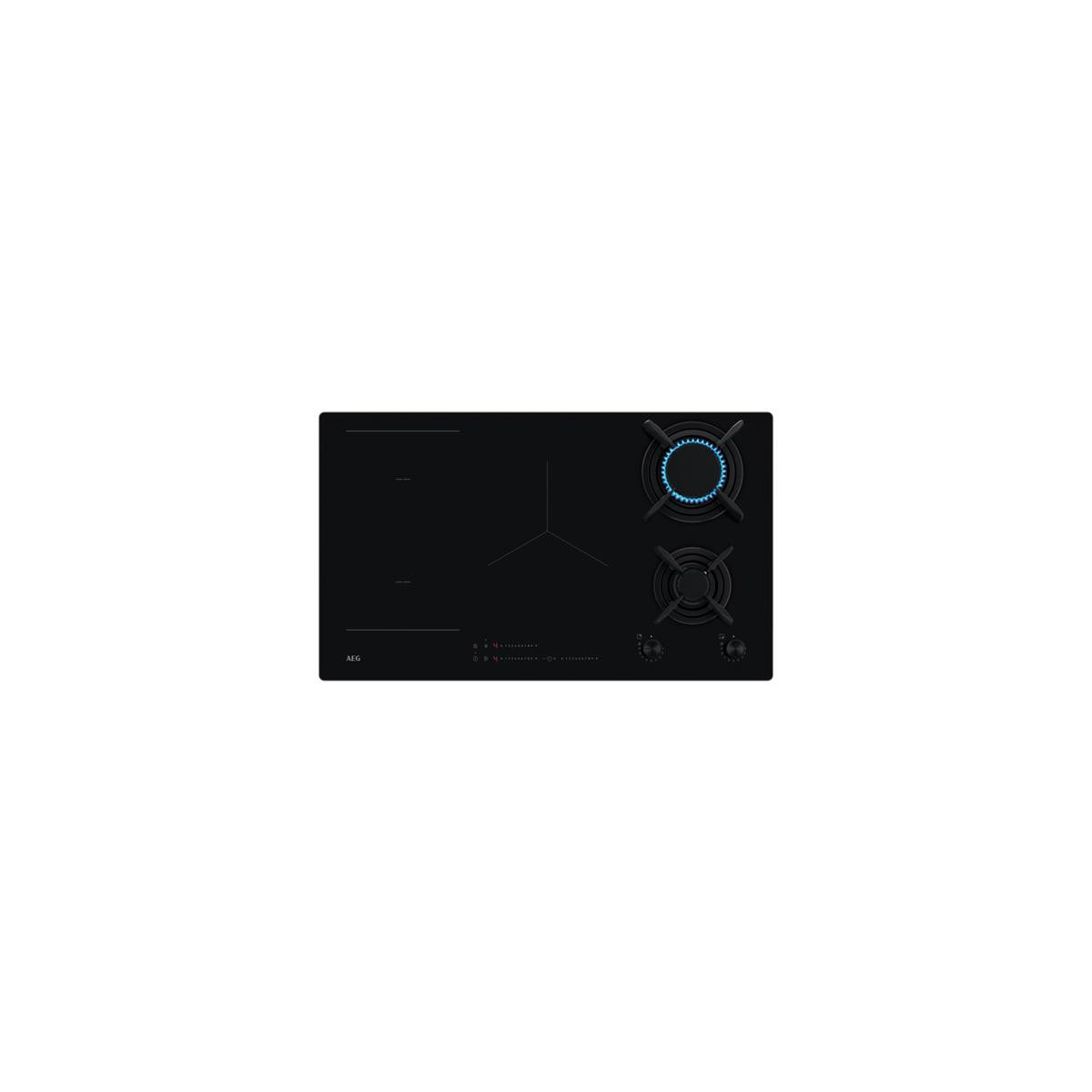 144357458_1 AEG Placa de gas - AEG 307904783, 5.0000 zonas, 88,00 cm, Negro - Imagen 1