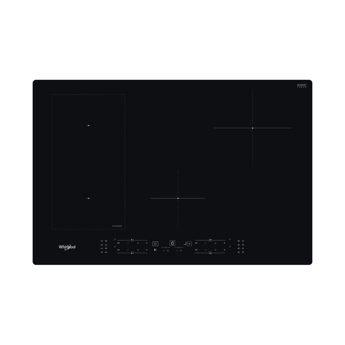 144357503_1 WHIRLPOOL Placa de inducción - WHIRLPOOL 869991580870, 4.0000 zonas, 77,00 cm, Negro - Imagen 1