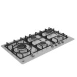BEKO Placa de gas - BEKO HIML 95225 SXE, 5.0000 zonas, Metano, 91,00 cm, Acero - Imagen 8