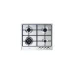 DE Placa de gas - DE LONGHI 202834835, 4.0000 zonas, 600 mm, Acero