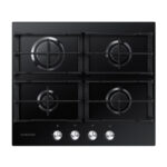 SAMSUNG Placa de gas - SAMSUNG NA64H3010AK, 4.0000 zonas, 60 cm, Negro