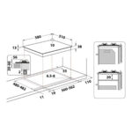 WHIRLPOOL Placa de gas - WHIRLPOOL TGML 661 IX R, 4.0000 zonas, 58 cm, Acero - Imagen 8