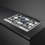 SMEG Placa de gas - SMEG PX175, 5 zonas, Gas Natural Gas Butano Gas Propano, 72,5 cm, Acero inoxidable - Imagen 5