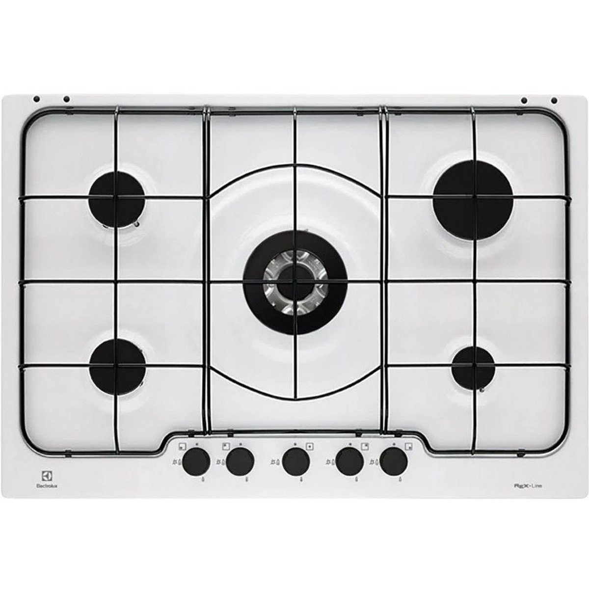 144358602_1 ELECTROLUX Placa de gas - ELECTROLUX PB750UV, 5 zonas, GN + GLP (propano/butano), 744 mm, Blanco - Imagen 1