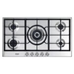 DE Placa de gas - DE LONGHI NSL 590D X, 5.0000 zonas, 900 mm, Acero - Imagen 3