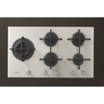 WHIRLPOOL Placa de gas - WHIRLPOOL GOA 9523/WH, 5.0000 zonas, 860 mm, Blanco - Imagen 3