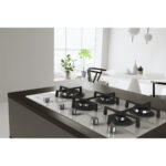 WHIRLPOOL Placa de gas - WHIRLPOOL GOA 9523/WH, 5.0000 zonas, 860 mm, Blanco - Imagen 6