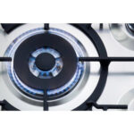 DE Placa de gas - DE LONGHI 209188522, 5.0000 zonas, 860 mm, Acero - Imagen 2