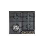 DE Placa de gas - DE LONGHI 101185605, 4.0000 zonas, 580 mm, Gris