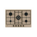CANDY Placa de gas - CANDY Classic CHW7AV4WGT, 5.0000 zonas, 745 mm, Beige