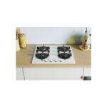 CANDY Placa de gas - CANDY CVG6WW, 4.0000 zonas, 595 mm, Blanco - Imagen 6