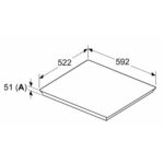BOSCH Placa de inducción - BOSCH PVS631HC1E, 4 zona(s) zonas, 592 mm, Black - Imagen 3