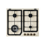 DE Placa de gas - DE LONGHI AVF 46 PRO, 4.0000 zonas, 580 mm, Avena - Imagen 3