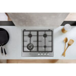 WHIRLPOOL Placa de gas - WHIRLPOOL GMR 6422/IXL, 4.0000 zonas, 59 cm, Acero - Imagen 4