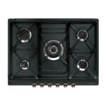 SMEG Placa de gas - SMEG SR775AO, 5.0000 zonas, Gas Natural Gas Butano Gas Propano, 68,5 cm, Gris