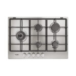WHIRLPOOL Placa de gas - WHIRLPOOL TGML 761 IX R, 5.0000 zonas, 73,00 cm, Acero