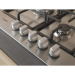 WHIRLPOOL Placa de gas - WHIRLPOOL TGML 761 IX R, 5.0000 zonas, 73,00 cm, Acero - Imagen 3