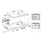 WHIRLPOOL Placa de gas - WHIRLPOOL TGML 761 IX R, 5.0000 zonas, 73,00 cm, Acero - Imagen 5