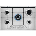 ELECTROLUX Placa de gas - ELECTROLUX 205025594, 5 zonas, 744 mm, Inox
