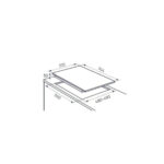 ELECTROLUX Placa de gas - ELECTROLUX 98089, 5 zonas, 744 mm, Arena - Imagen 2