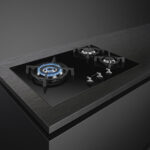 SMEG Placa de gas - SMEG PV373LCN, 3 zonas, G20 Gas Natural, 720 mm, Inox - Imagen 2