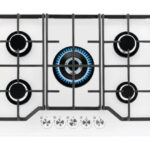 ELECTROLUX Placa de gas - ELECTROLUX 304619975, 5 zonas, 740 mm, Blanco