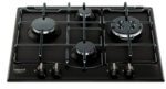 HOTPOINT Placa de gas - HOTPOINT PCN 641 T/IX/HA, 4 zonas, 600 mm, Acero inoxidable - Imagen 5