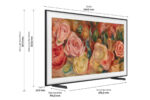 SAMSUNG TV QLED 43" - SAMSUNG The Frame GQ43LS03DAU, UHD 4K, Smart TV, DVB-T2 (H.265), Negro - Imagen 3