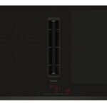 SIEMENS Placa de inducción - SIEMENS EX851HJ26E, 4 zonas, 802 mm, Negro, Acero inoxidable