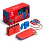 NINTENDO Consola portátil - NINTENDO Switch Mario Red & Blue Edition, 32 GB, Azul, Rojo