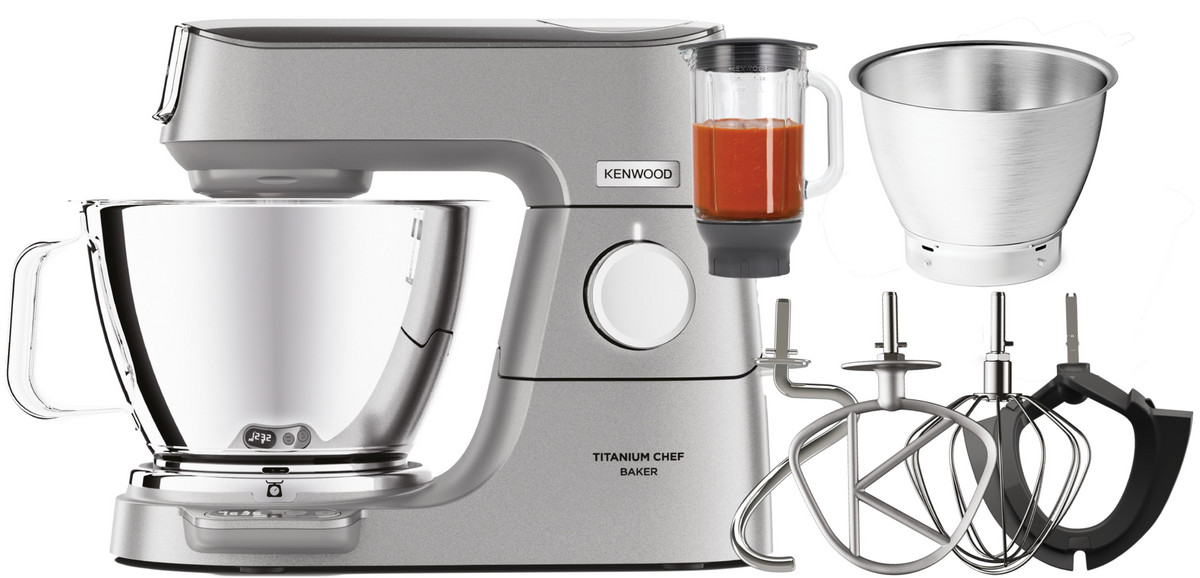 144900367_1 KENWOOD Robot amasador - KENWOOD KVC85.124SI, 1200 W, 5 l, Gris - Imagen 1